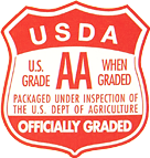 USDA AA officially graded